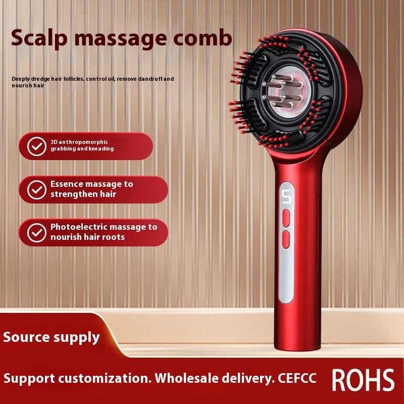 LYVA Red Light Scalp Comb detail