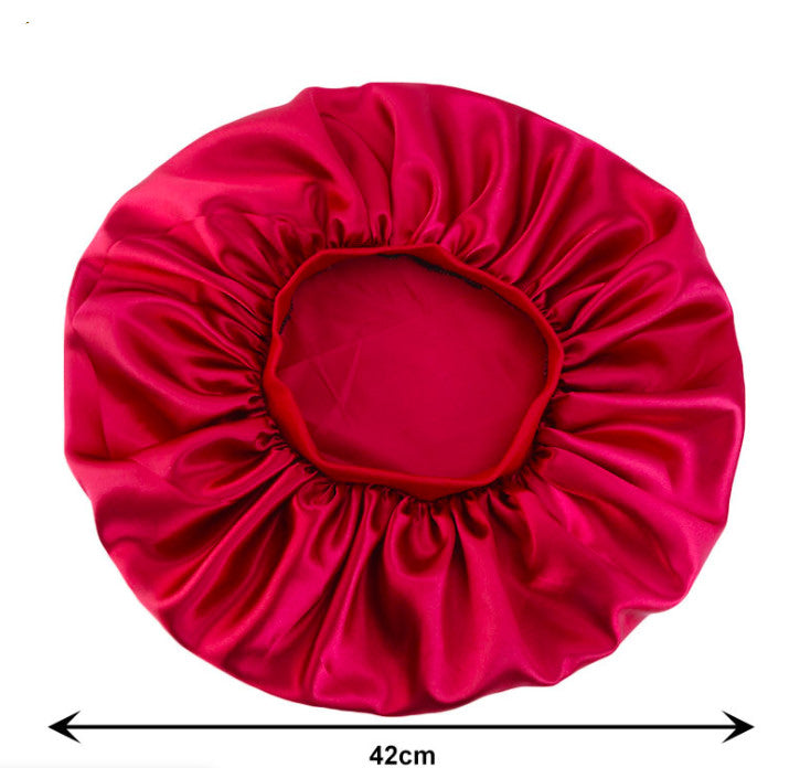 Satin bonnet flat, 42 cm