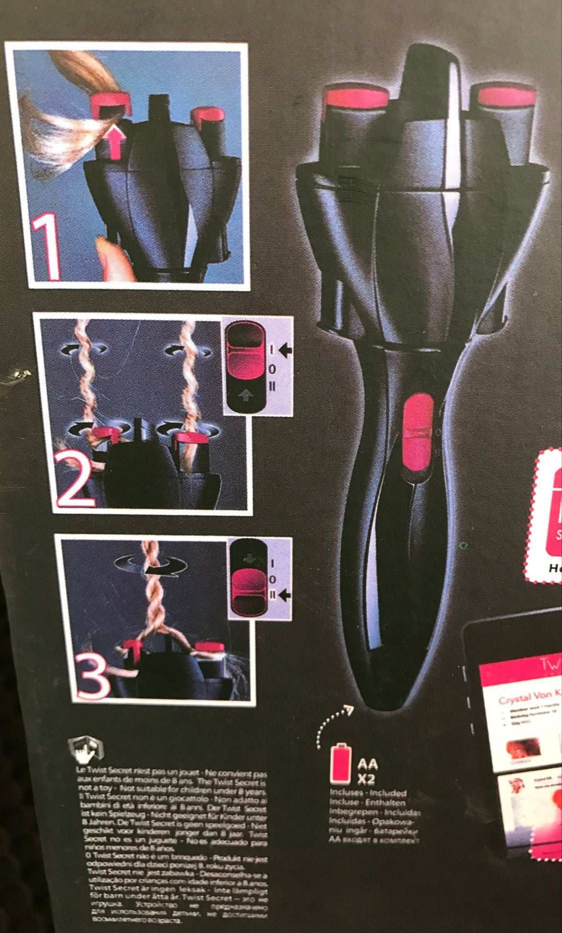 LYVA Automatic Hair Braider close-up