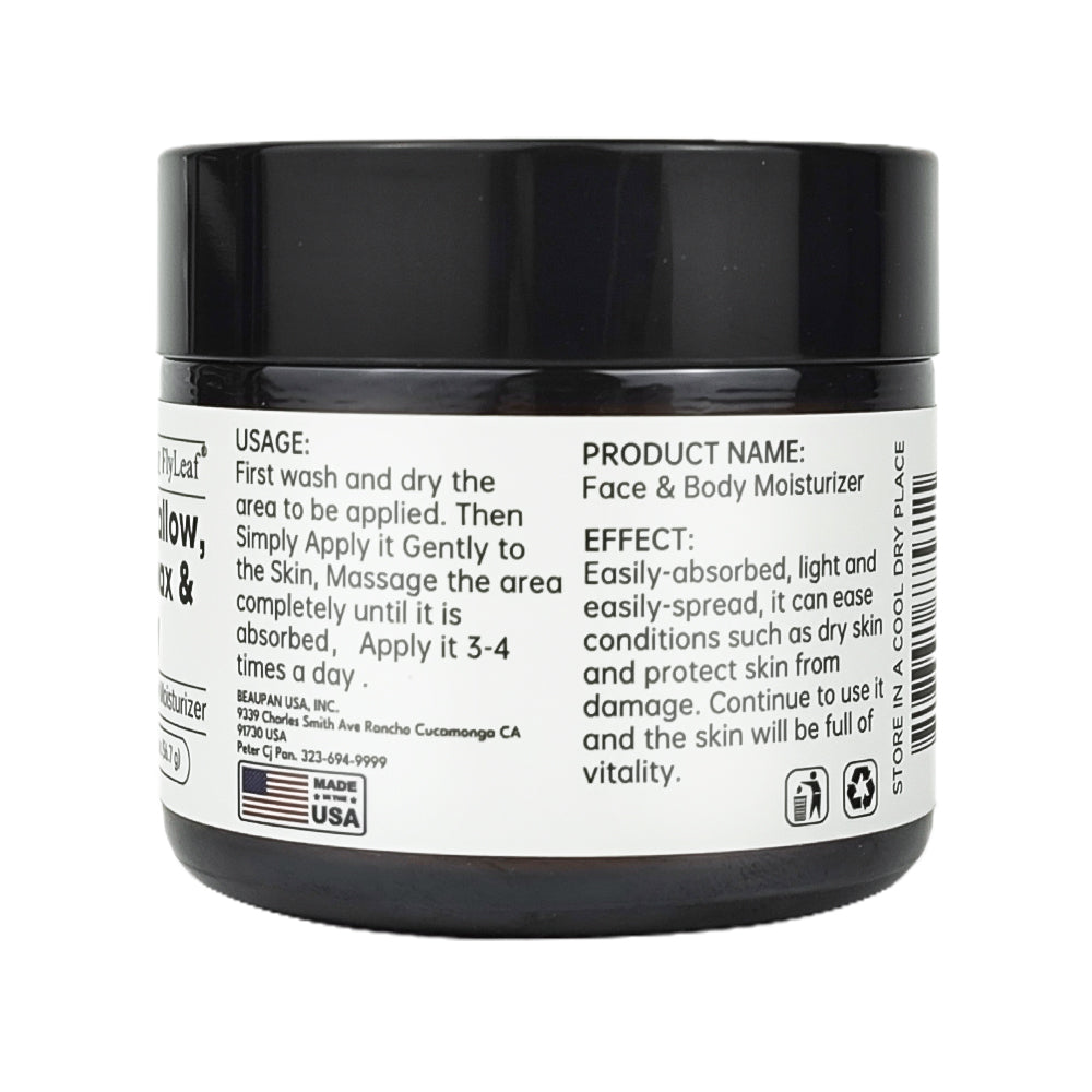 LYVA Beef Tallow Face Cream being applied to skin