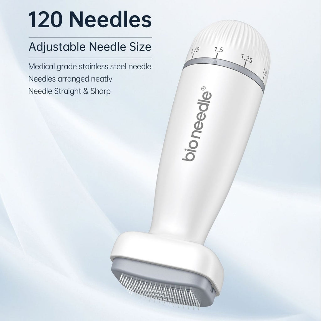 LYVA Microneedle Derma Stamp closeup