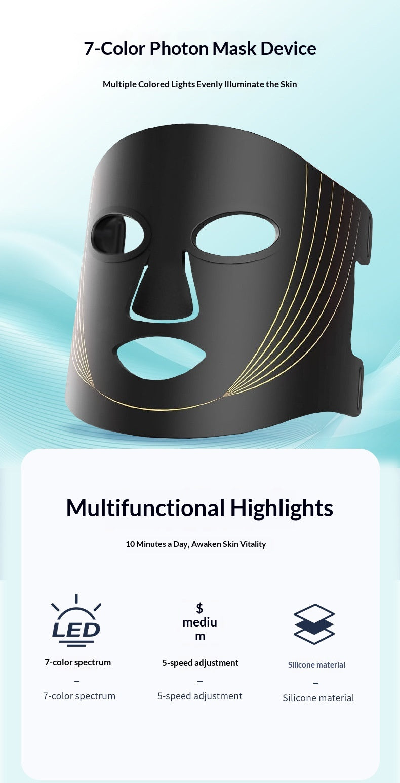 7-colour LED mask modes